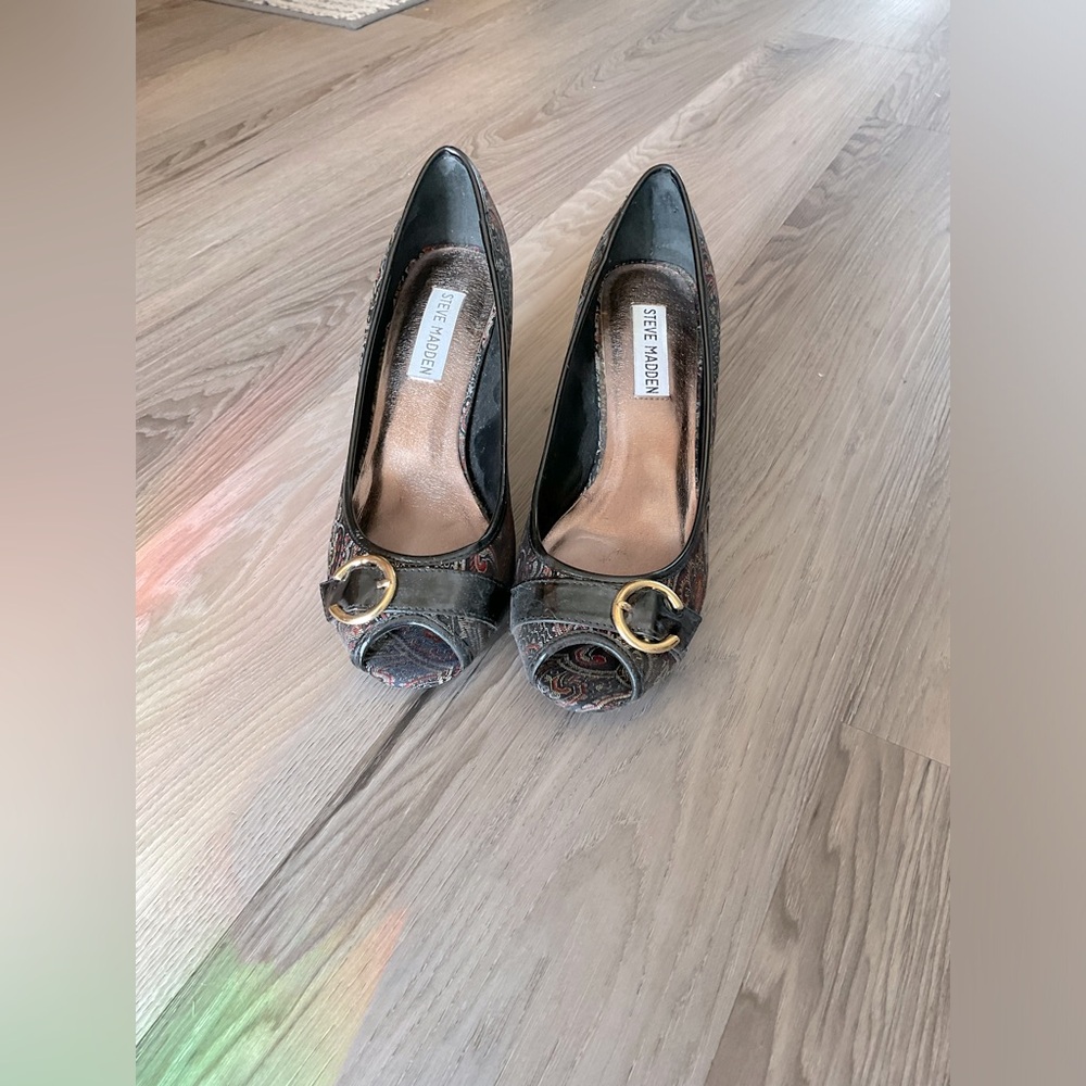 Steve Madden peep toe pumps - Picture 1 of 4